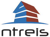 Ntreis logo with a house design and a white background